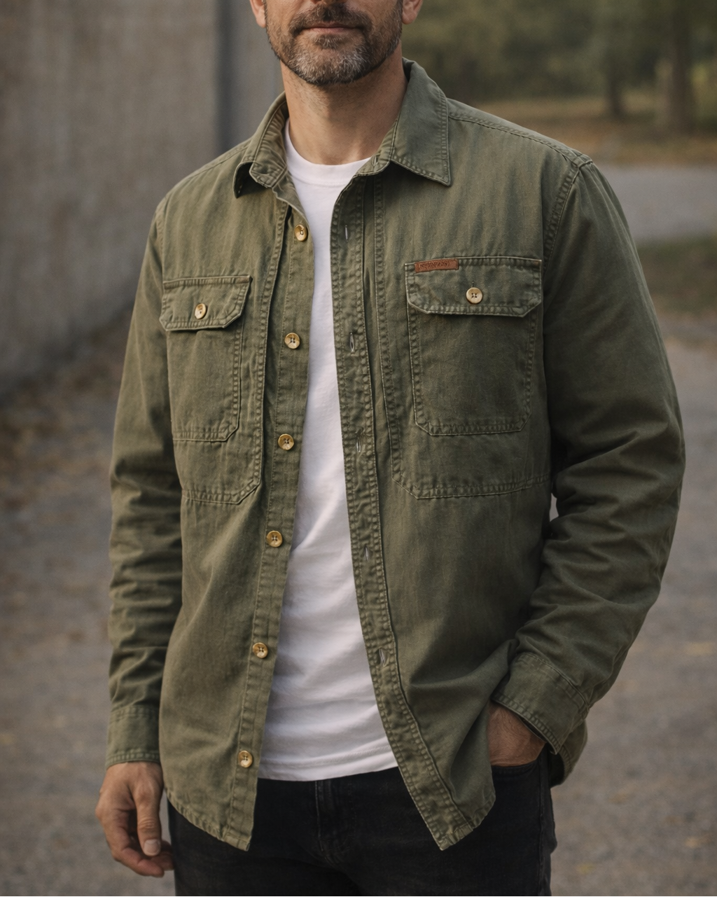 Torren – Kraftig overshirt i ren bomull