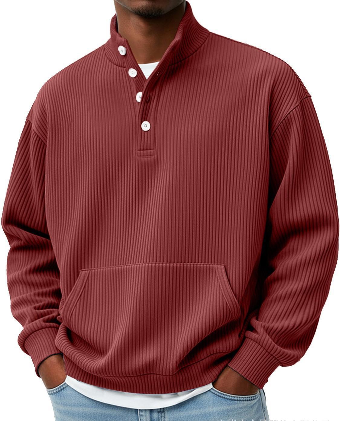 Sander - Button-up knitted sweater for spring