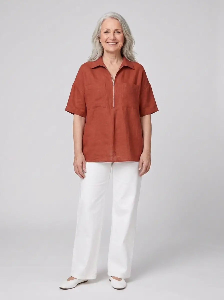 Ester - Airy blouse with stylish details