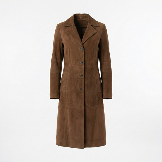 Hedda – Elegant long coat in British style