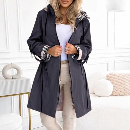 Iris – long hooded jacket