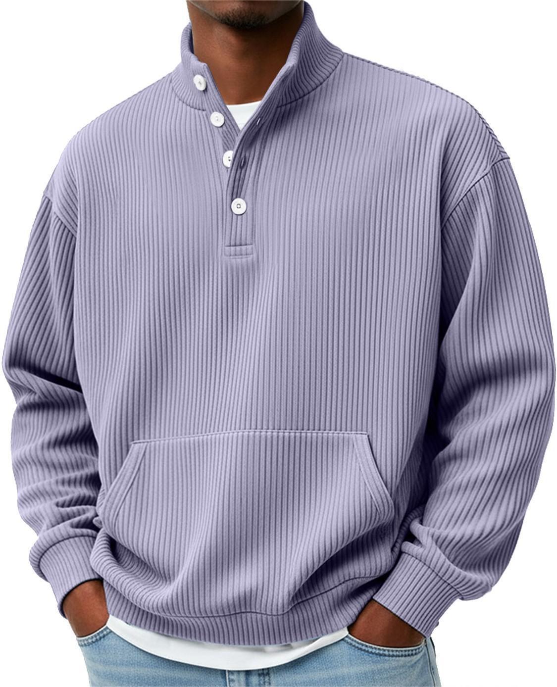 Sander - Button-up knitted sweater for spring