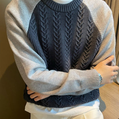 Nils - Textured knit sweater for spring days