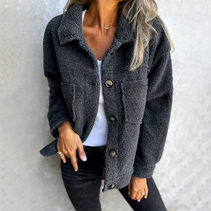Aino – Soft teddy jacket