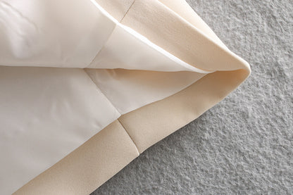 Drape commute one button blazer