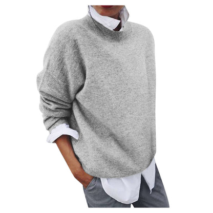 Virel Minimalistisk stickad tröja med lagerlook