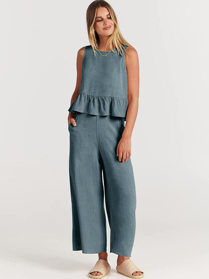Olivia - Airy 2-piece set with elegant details