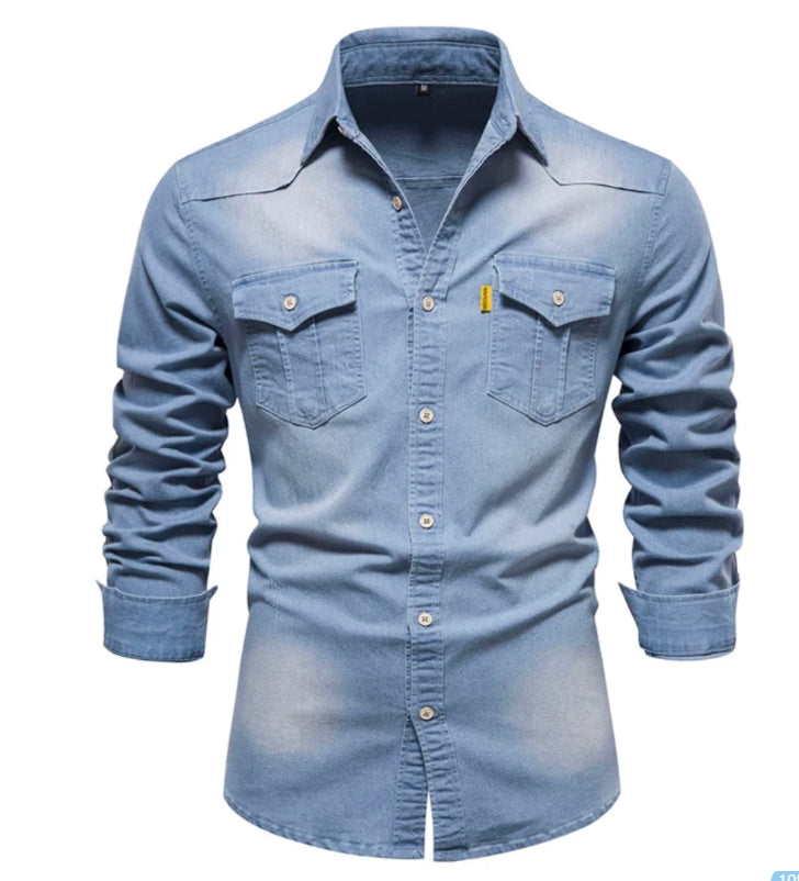 Draven – Denimskjorta med robust och tidlös stil