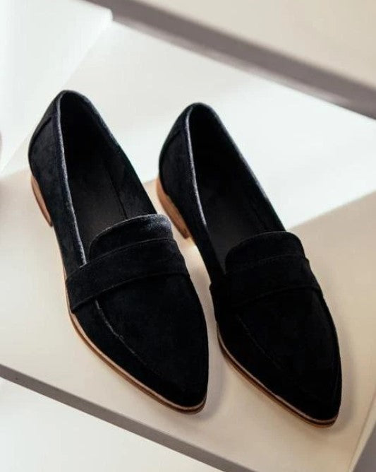 Elora – Loafer med leopardtryck och smal rem