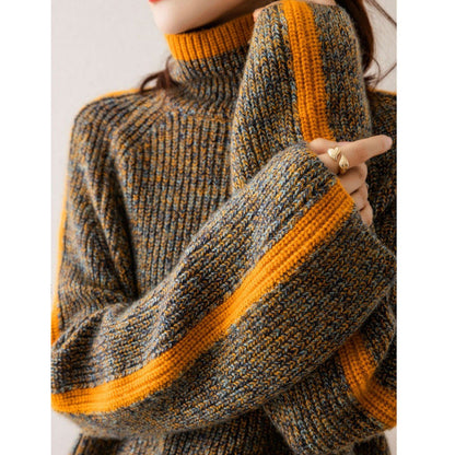 Gavri Turtleneck with playful contrast details