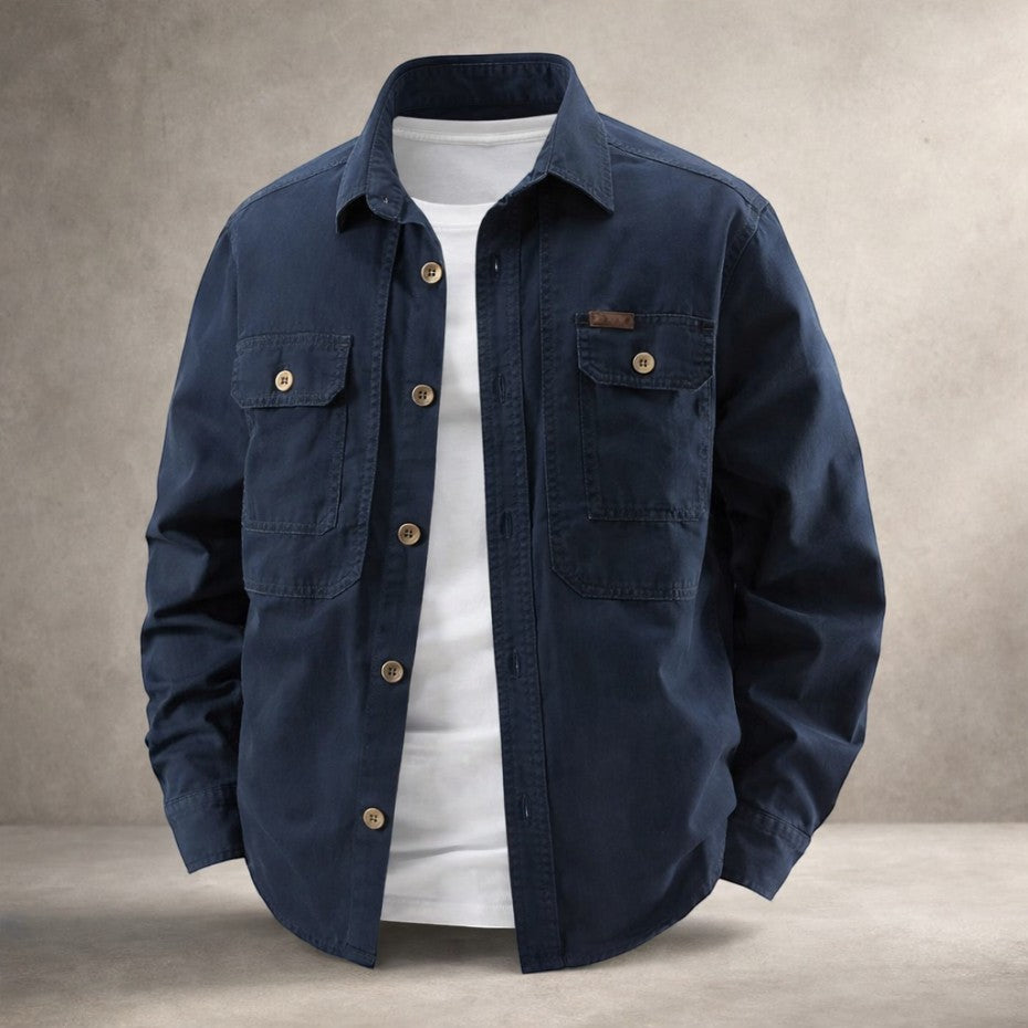 Torren – Robust overshirt in pure cotton
