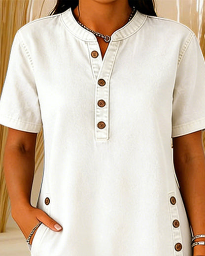 Aveline – Denim dress with relaxed elegance