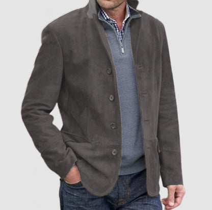Viggo - Men's Corduroy Stand-Up Collar Jacket