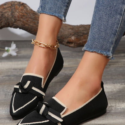 Viona – loafers med knutdetalj