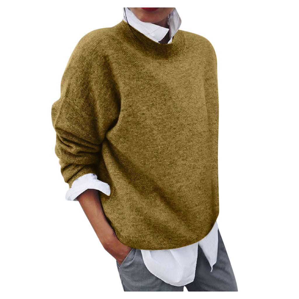 Virel Minimalistisk stickad tröja med lagerlook