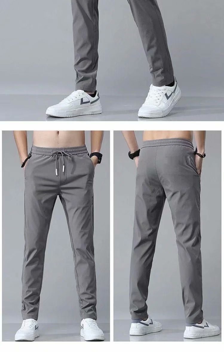 Xerik - Svart sportig byxa med tight passform