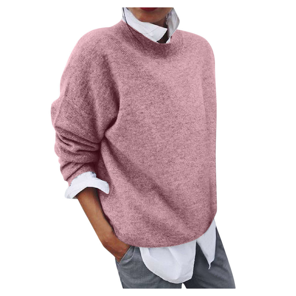 Virel Minimalistisk stickad tröja med lagerlook