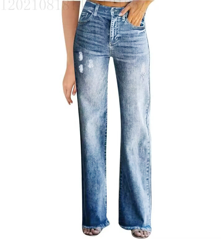 Linnea – Rak denimbyxa