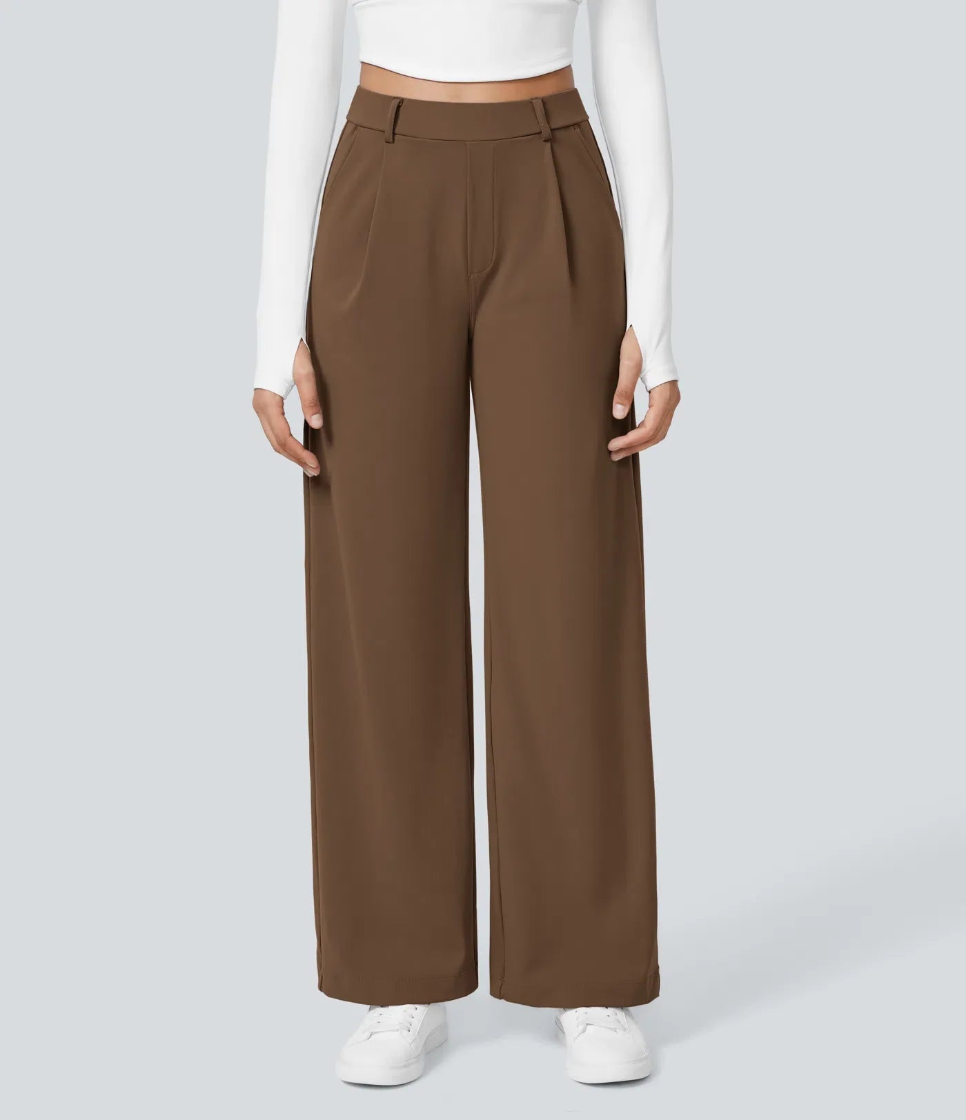 Maja – Elegant relaxed fit trousers