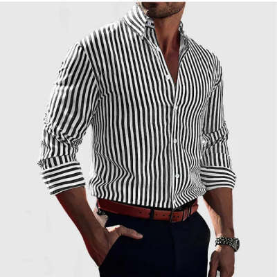 Kaldur -Striped shirt with a fresh, timeless style