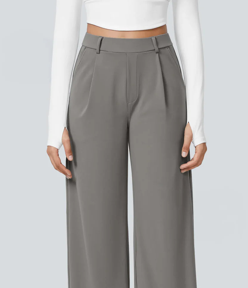 Maja – Elegant relaxed fit trousers