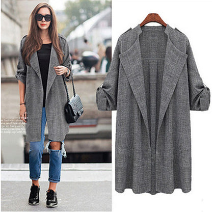 lva – Lätt vårkappa i avslappnad silhuett