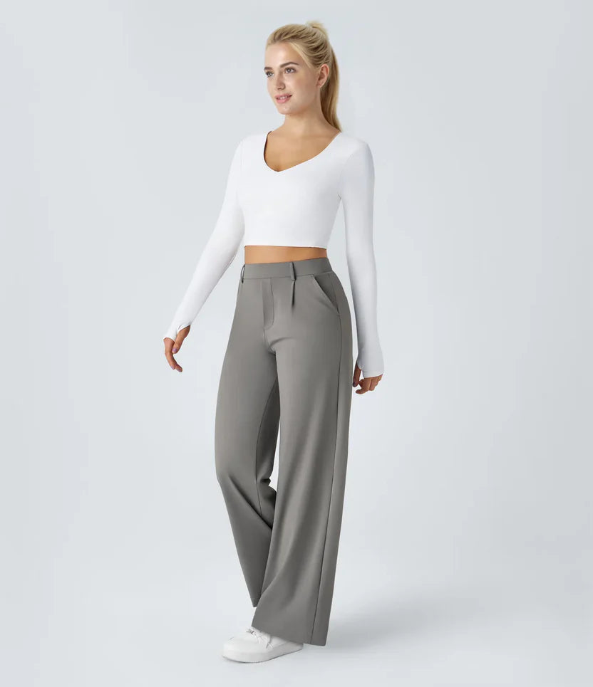 Maja – Elegant relaxed fit trousers