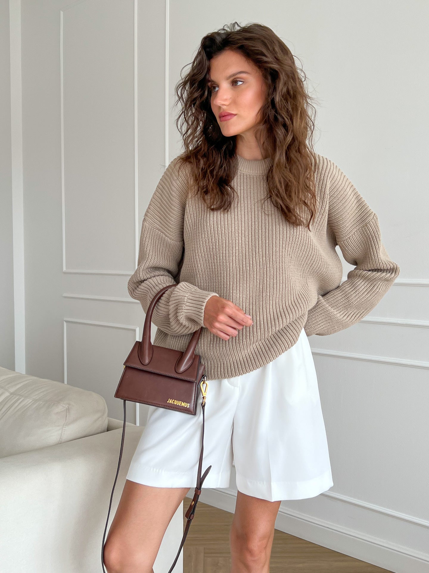 Beige / L