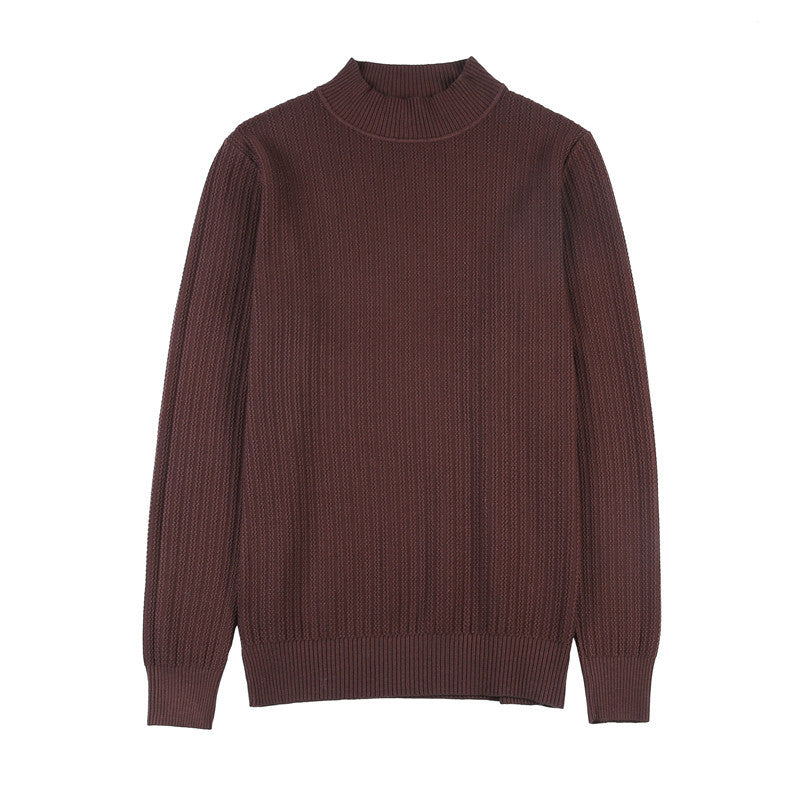 Elias - Ribbstickad polotröja för en elegant stil