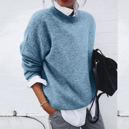 Virel Minimalistisk stickad tröja med lagerlook