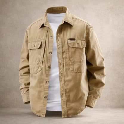 Torren – Robust overshirt in pure cotton