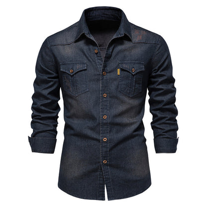 Draven – Denimskjorta med robust och tidlös stil