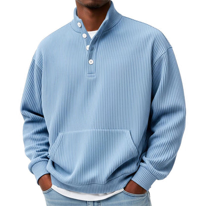 Sander - Button-up knitted sweater for spring