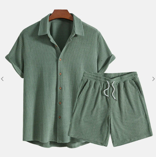 Kael - Cream-colored summer top with a nice texture