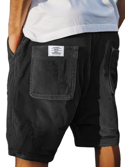 Ture – Avslappnade shorts i mjuk corduroy