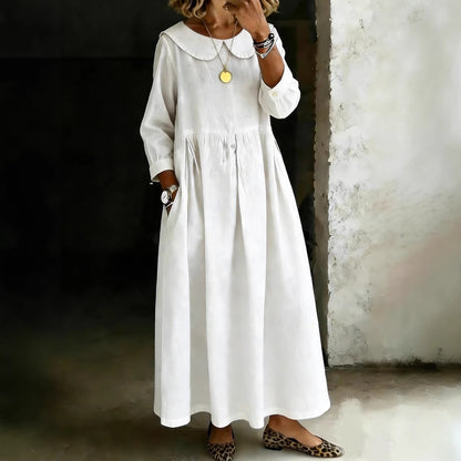 Virella – Maxi Dress in Denim Look with Casual Elegance