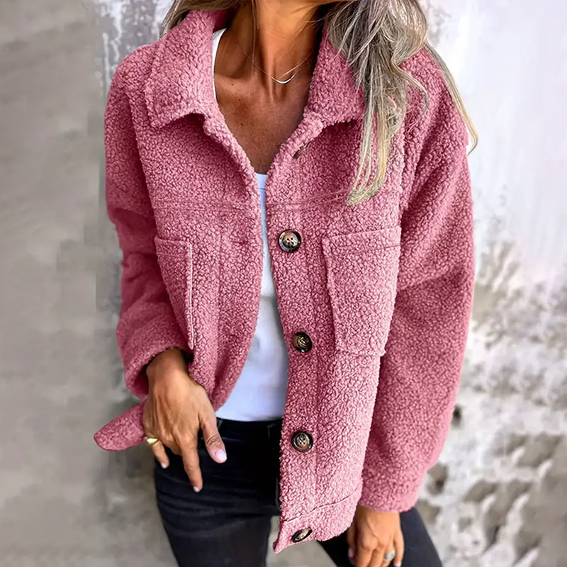 Aino – Soft teddy jacket
