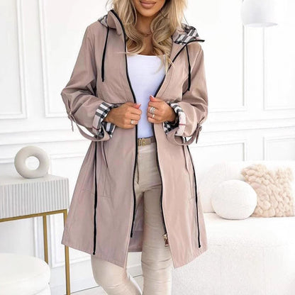 Iris – long hooded jacket