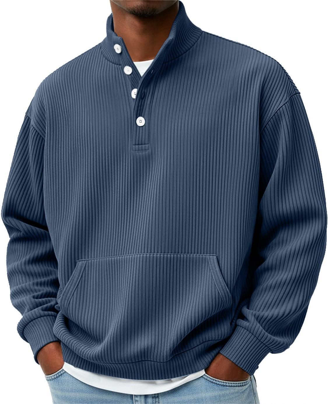 Sander - Button-up knitted sweater for spring