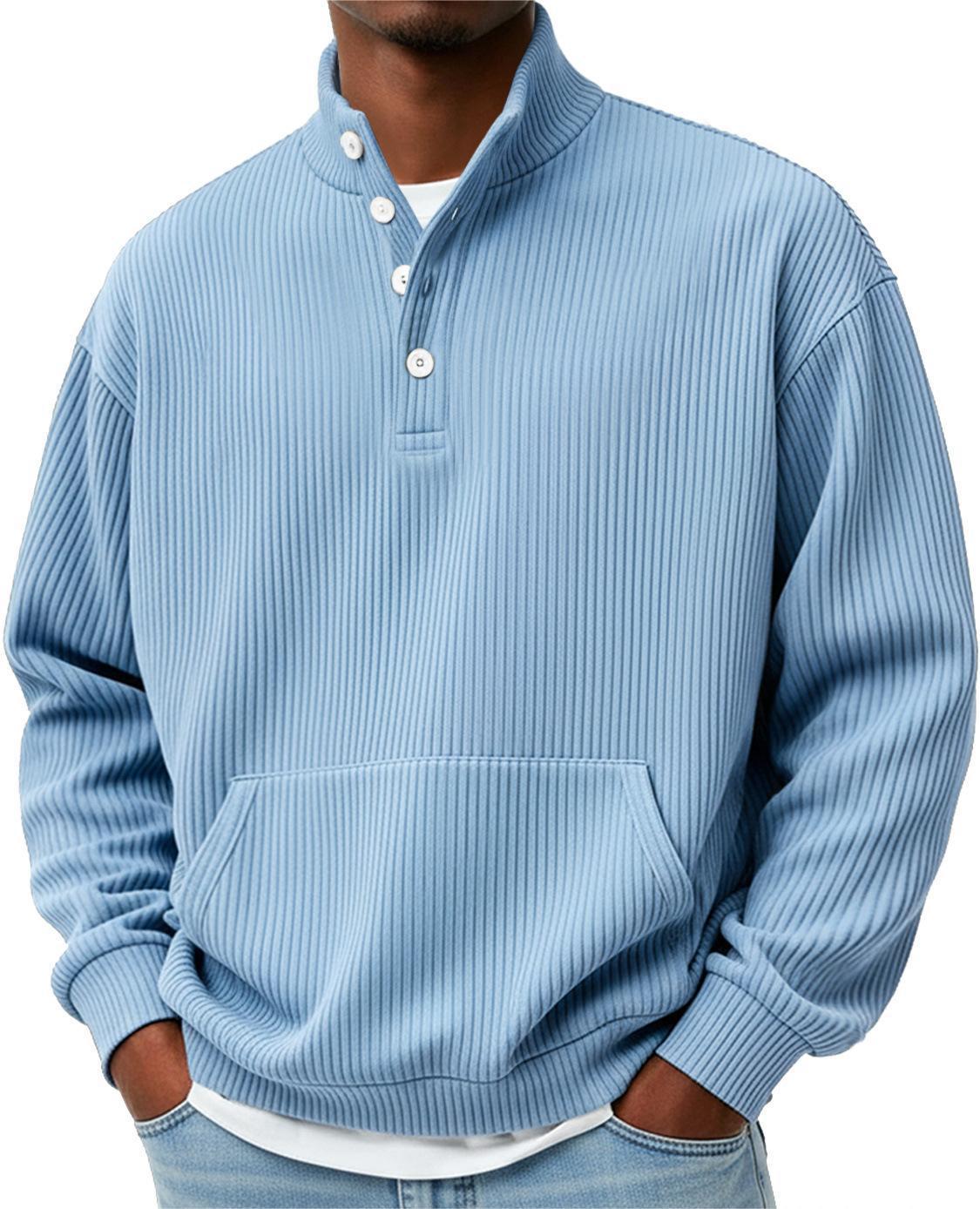 Sander - Button-up knitted sweater for spring