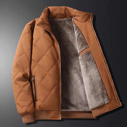 Dario - Padded jacket with a minimalist pattern