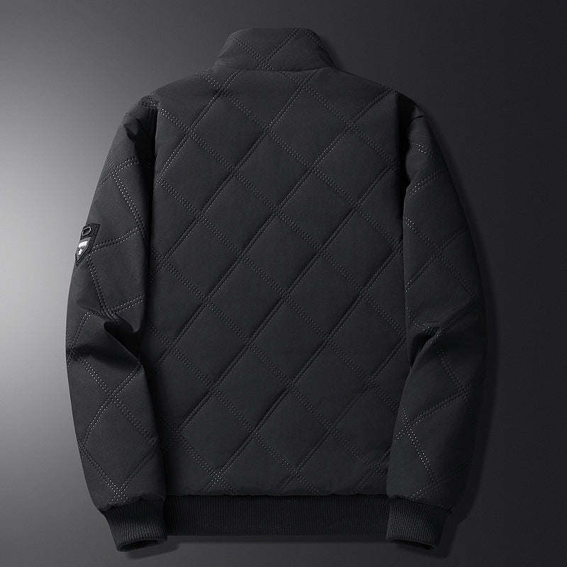 Dario - Padded jacket with a minimalist pattern