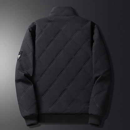 Dario - Padded jacket with a minimalist pattern