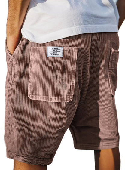 Ture – Avslappnade shorts i mjuk corduroy