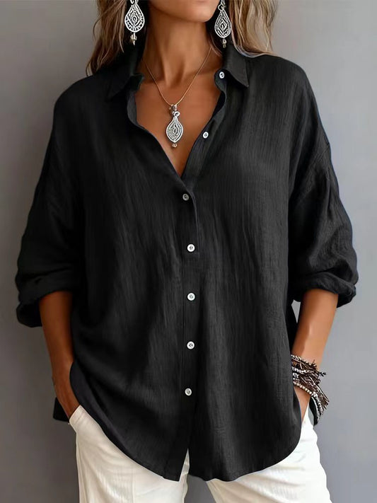 Grelia - Light blouse with buttons