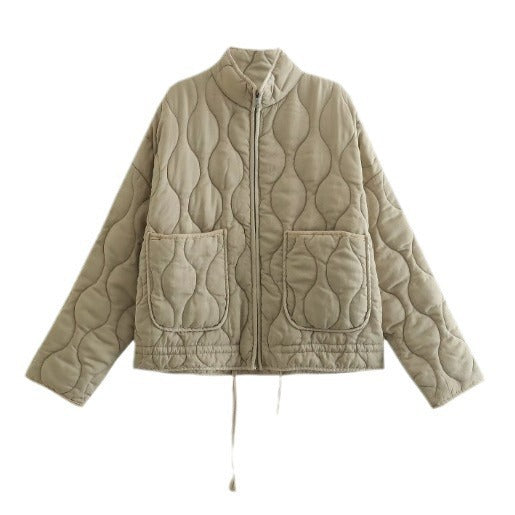 Livia - Lightly padded jacket with a clean pattern