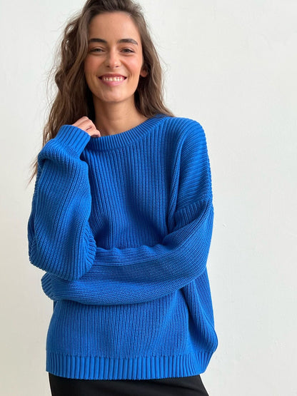 Mila - Chunky Knit Oversized Sweater