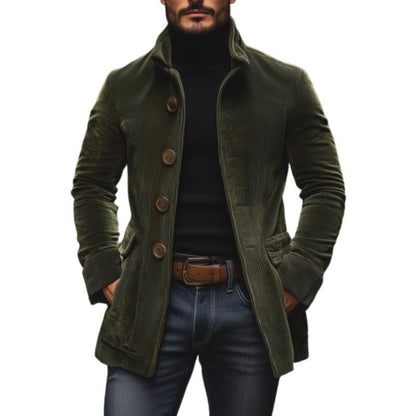 Viggo - Men's Corduroy Stand-Up Collar Jacket