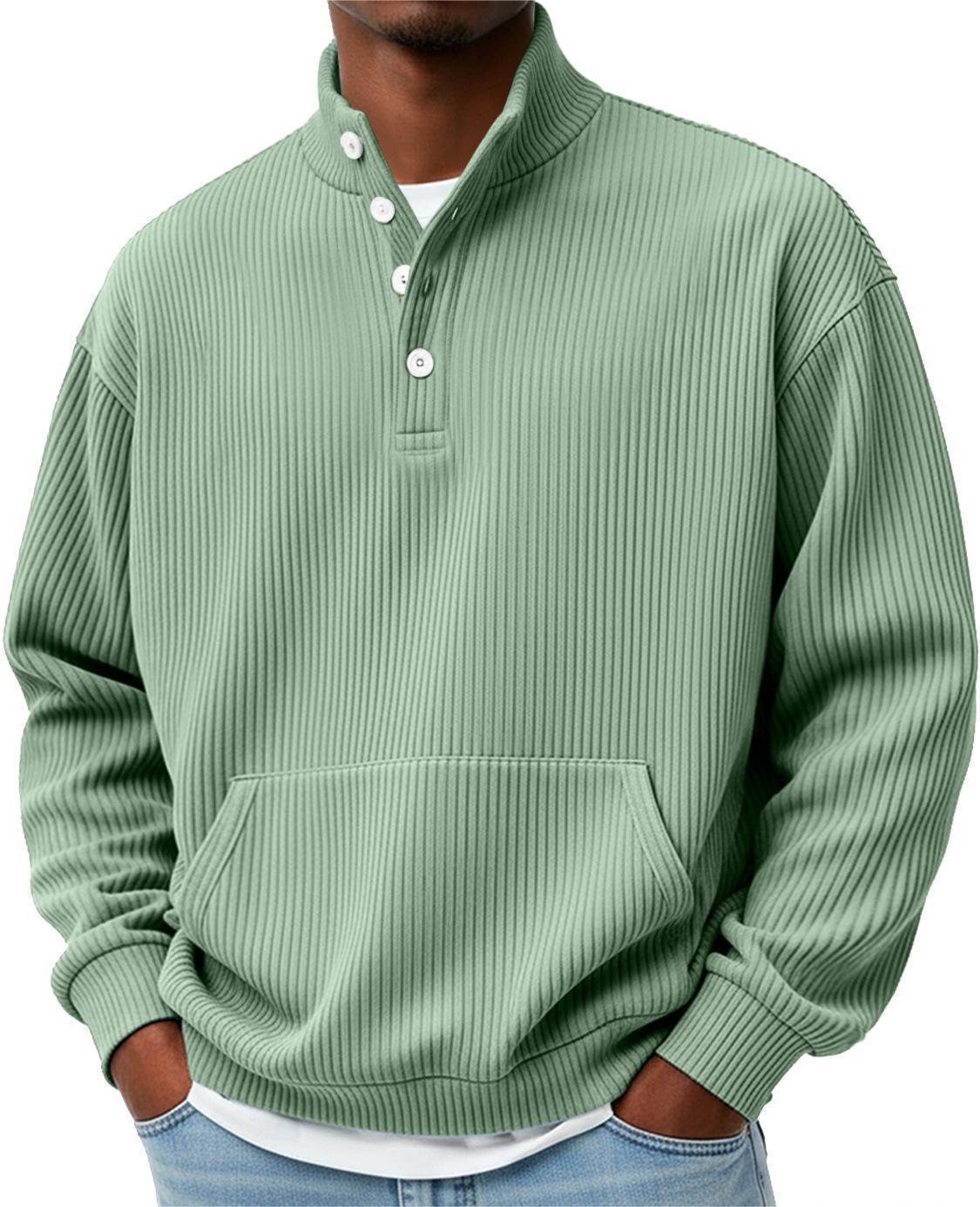 Sander - Button-up knitted sweater for spring