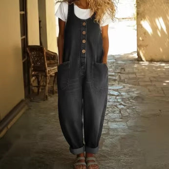 Danique – Avslappnad jumpsuit i tidlös och bekväm design
